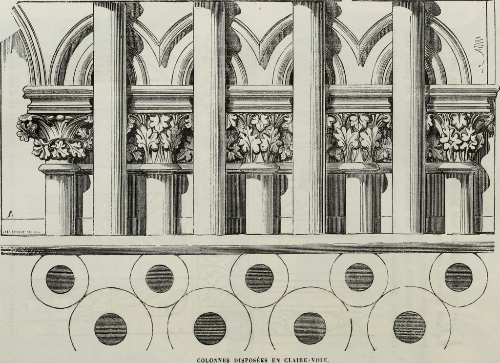 An illustration from Abécédaire, ou, Rudiment d'archéologie : architecture religieuse, 1886, leaf 451