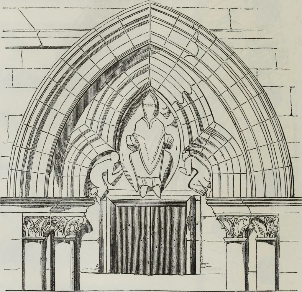 An illustration from Abécédaire, ou, Rudiment d'archéologie : architecture religieuse, 1886, leaf 453