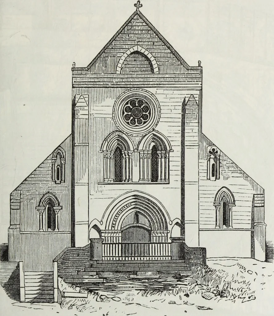 An illustration from Abécédaire, ou, Rudiment d'archéologie : architecture religieuse, 1886, leaf 454