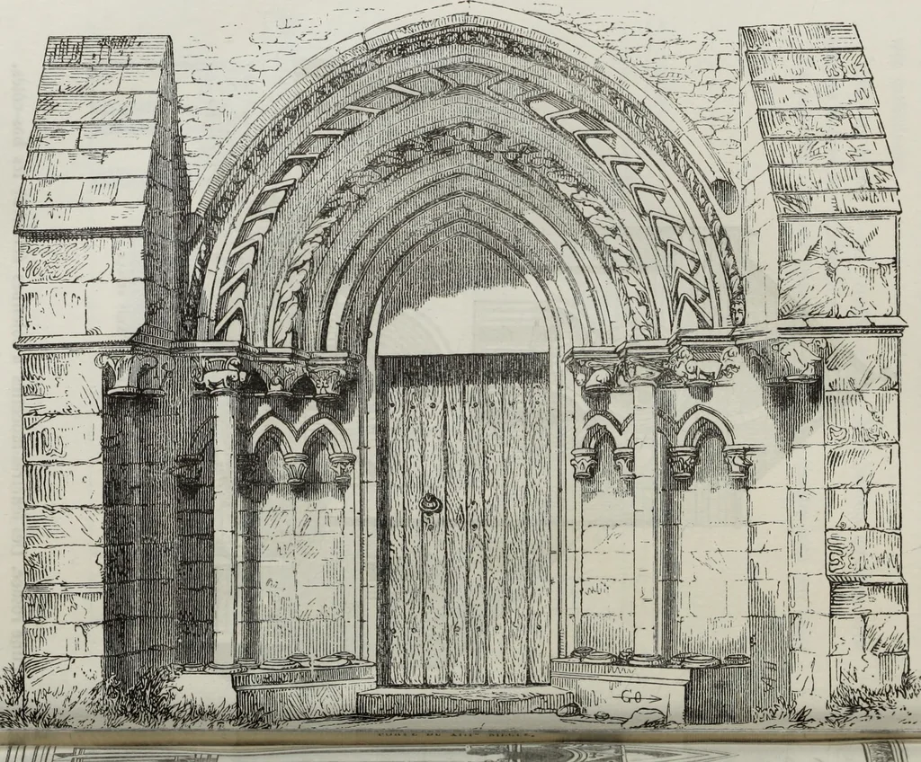 An illustration from Abécédaire, ou, Rudiment d'archéologie : architecture religieuse, 1886, leaf 455