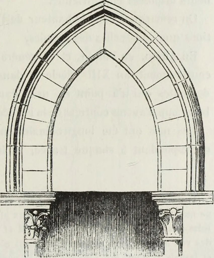 An illustration from Abécédaire, ou, Rudiment d'archéologie : architecture religieuse, 1886, leaf 466