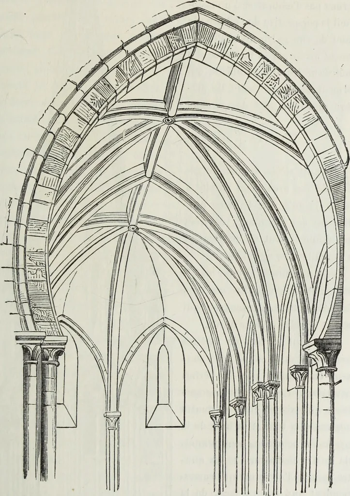 An illustration from Abécédaire, ou, Rudiment d'archéologie : architecture religieuse, 1886, leaf 468