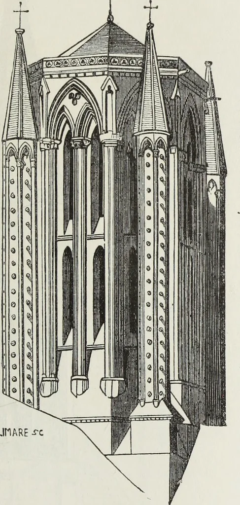 An illustration from Abécédaire, ou, Rudiment d'archéologie : architecture religieuse, 1886, leaf 470