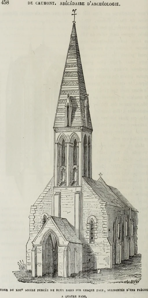 An illustration from Abécédaire, ou, Rudiment d'archéologie : architecture religieuse, 1886, leaf 471