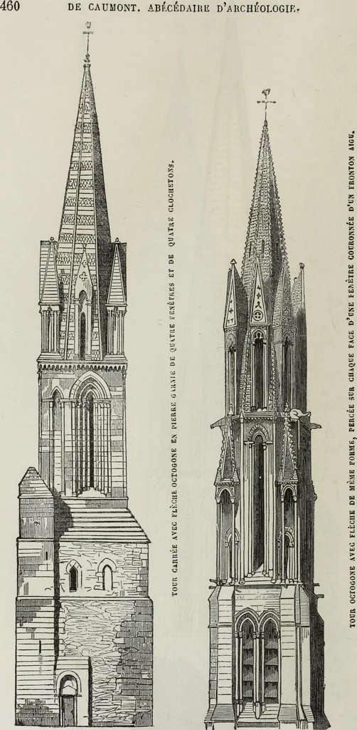 An illustration from Abécédaire, ou, Rudiment d'archéologie : architecture religieuse, 1886, leaf 473