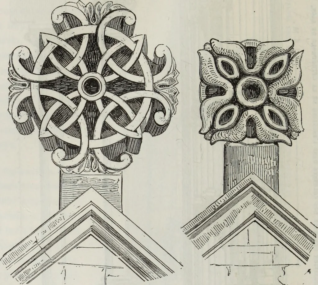 An illustration from Abécédaire, ou, Rudiment d'archéologie : architecture religieuse, 1886, leaf 479