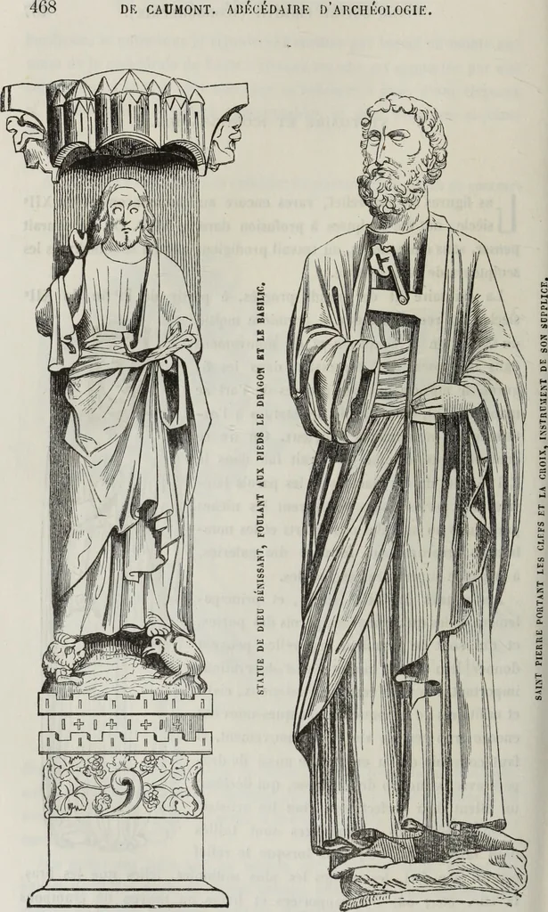 An illustration from Abécédaire, ou, Rudiment d'archéologie : architecture religieuse, 1886, leaf 481