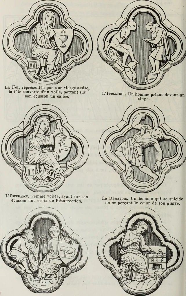 An illustration from Abécédaire, ou, Rudiment d'archéologie : architecture religieuse, 1886, leaf 493
