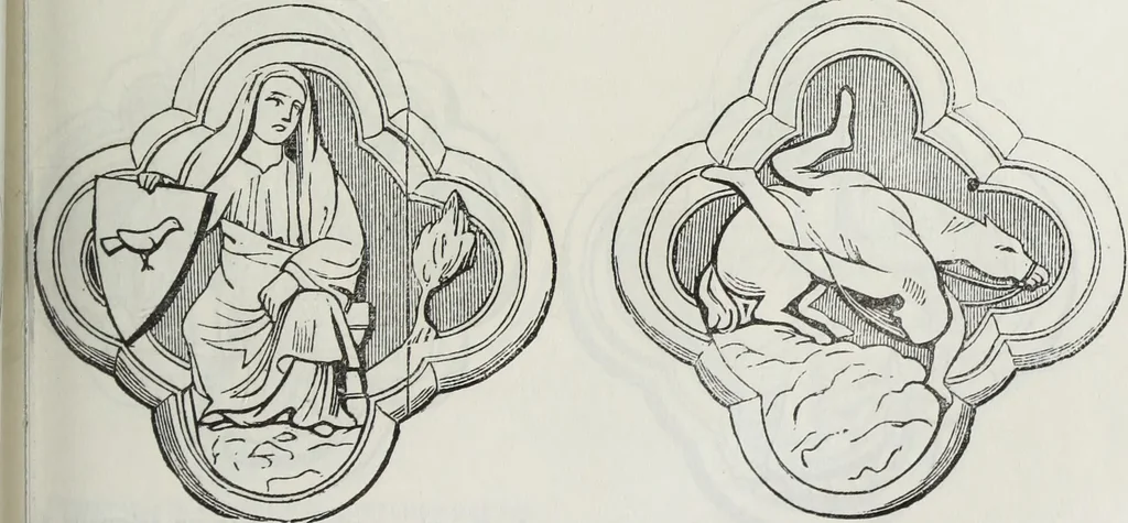 An illustration from Abécédaire, ou, Rudiment d'archéologie : architecture religieuse, 1886, leaf 494