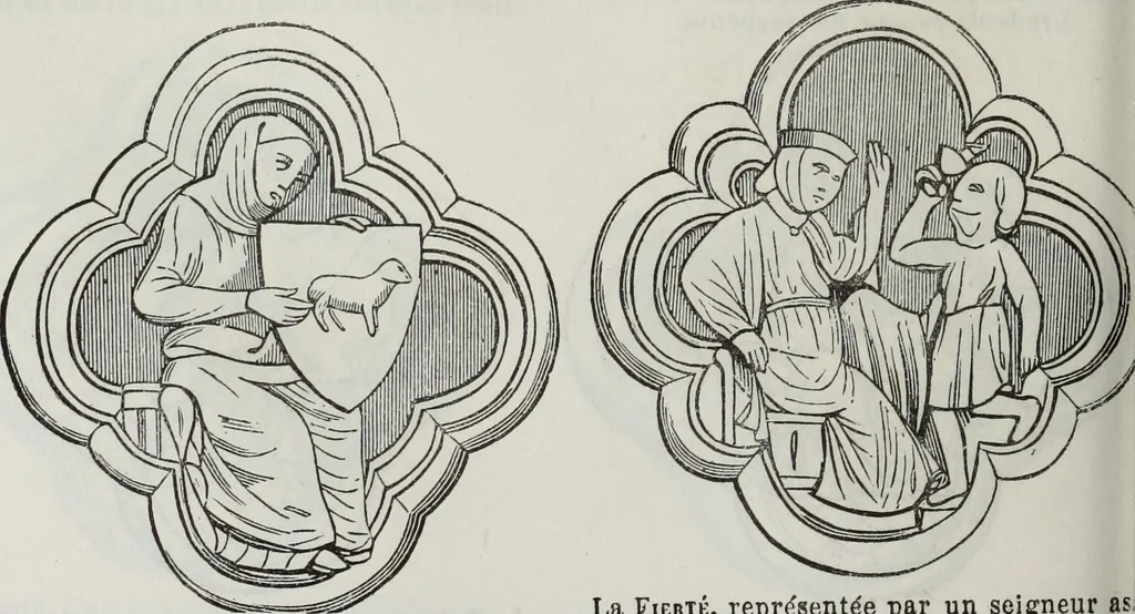 An illustration from Abécédaire, ou, Rudiment d'archéologie : architecture religieuse, 1886, leaf 495