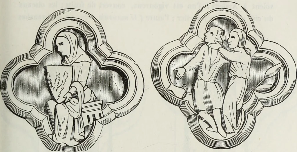 An illustration from Abécédaire, ou, Rudiment d'archéologie : architecture religieuse, 1886, leaf 496