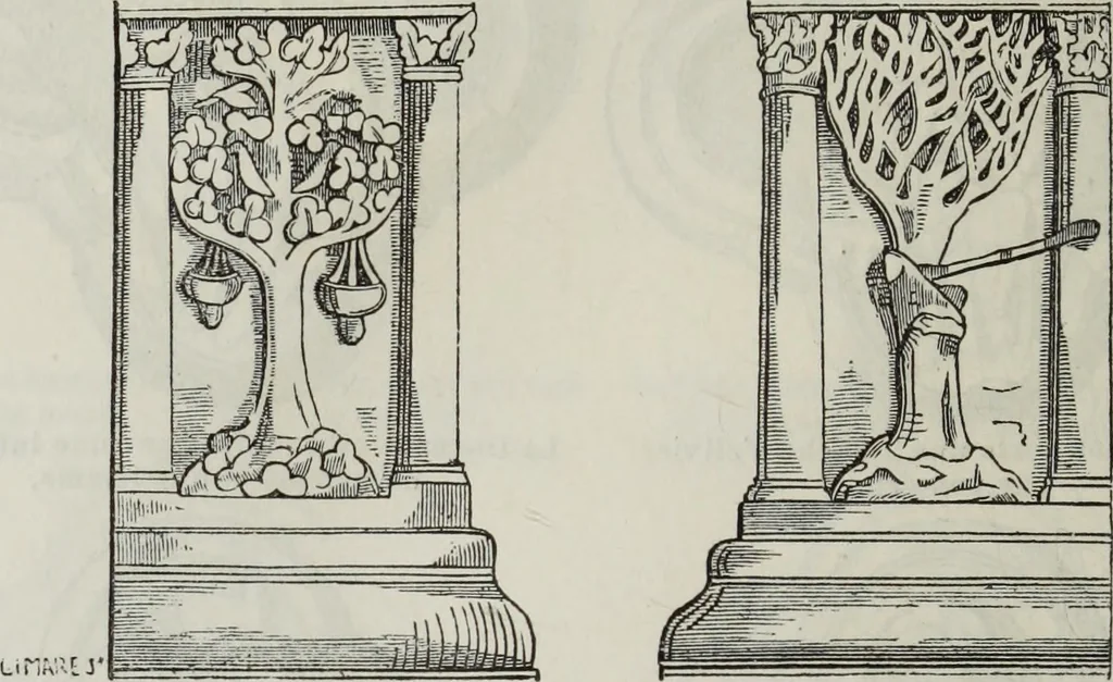 An illustration from Abécédaire, ou, Rudiment d'archéologie : architecture religieuse, 1886, leaf 497