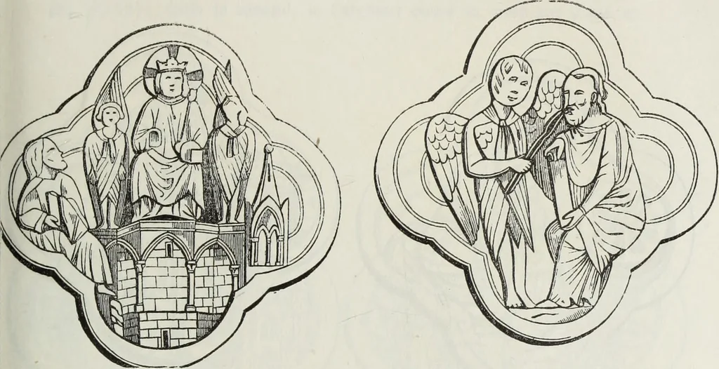 An illustration from Abécédaire, ou, Rudiment d'archéologie : architecture religieuse, 1886, leaf 498