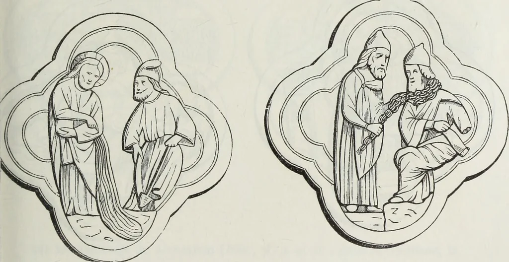 An illustration from Abécédaire, ou, Rudiment d'archéologie : architecture religieuse, 1886, leaf 498