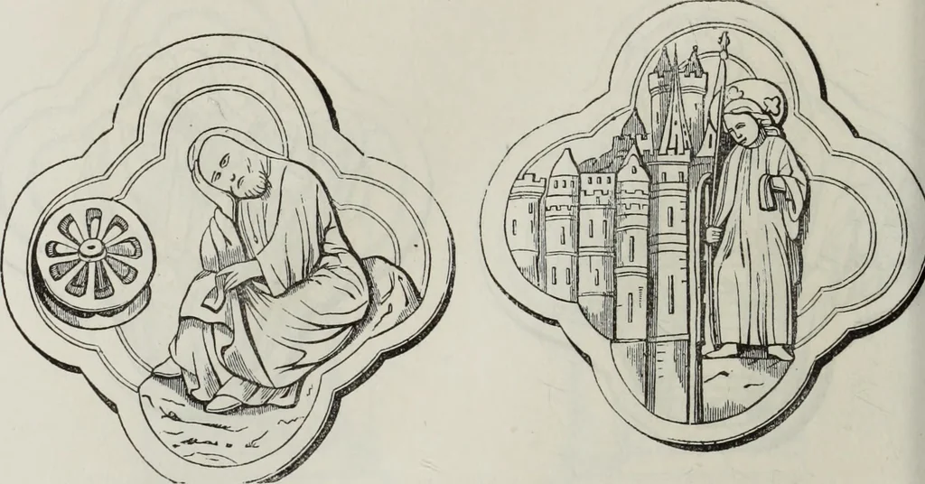 An illustration from Abécédaire, ou, Rudiment d'archéologie : architecture religieuse, 1886, leaf 499
