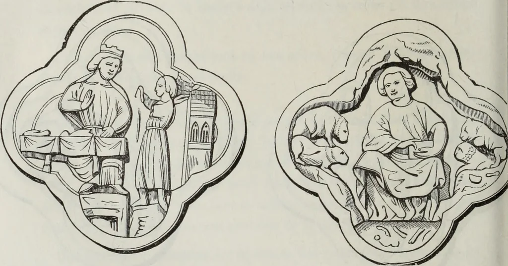 An illustration from Abécédaire, ou, Rudiment d'archéologie : architecture religieuse, 1886, leaf 499