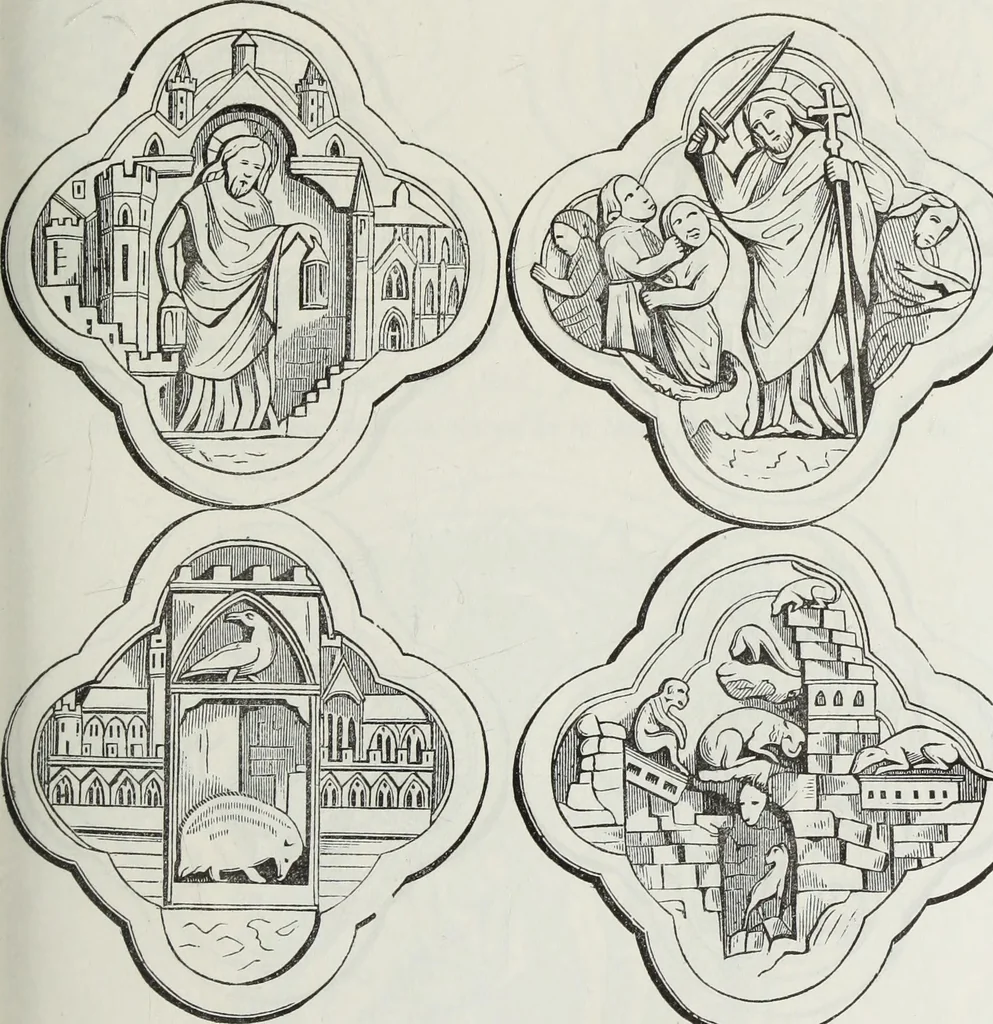 An illustration from Abécédaire, ou, Rudiment d'archéologie : architecture religieuse, 1886, leaf 500