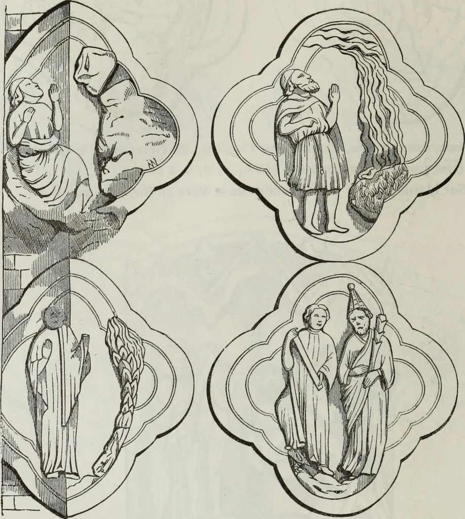 An illustration from Abécédaire, ou, Rudiment d'archéologie : architecture religieuse, 1886, leaf 503