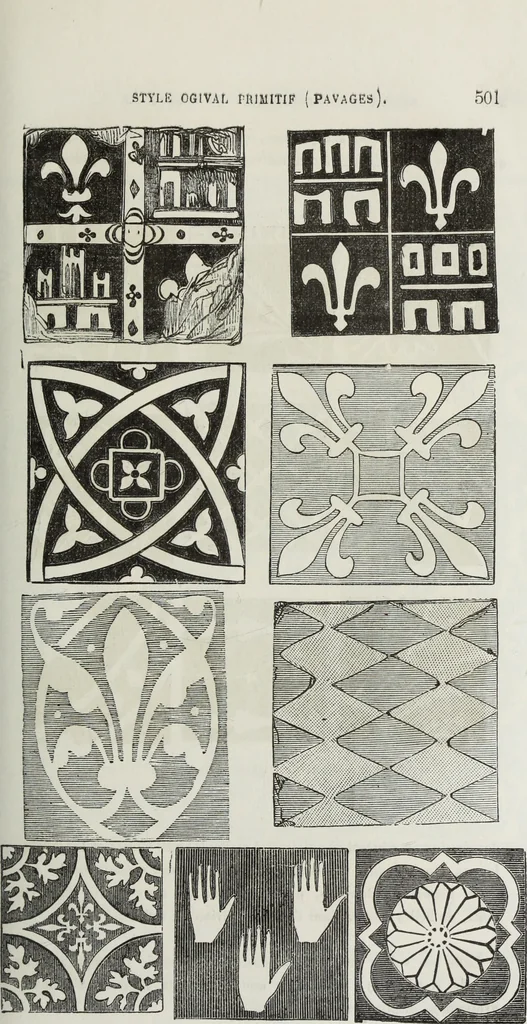 An illustration from Abécédaire, ou, Rudiment d'archéologie : architecture religieuse, 1886, leaf 514
