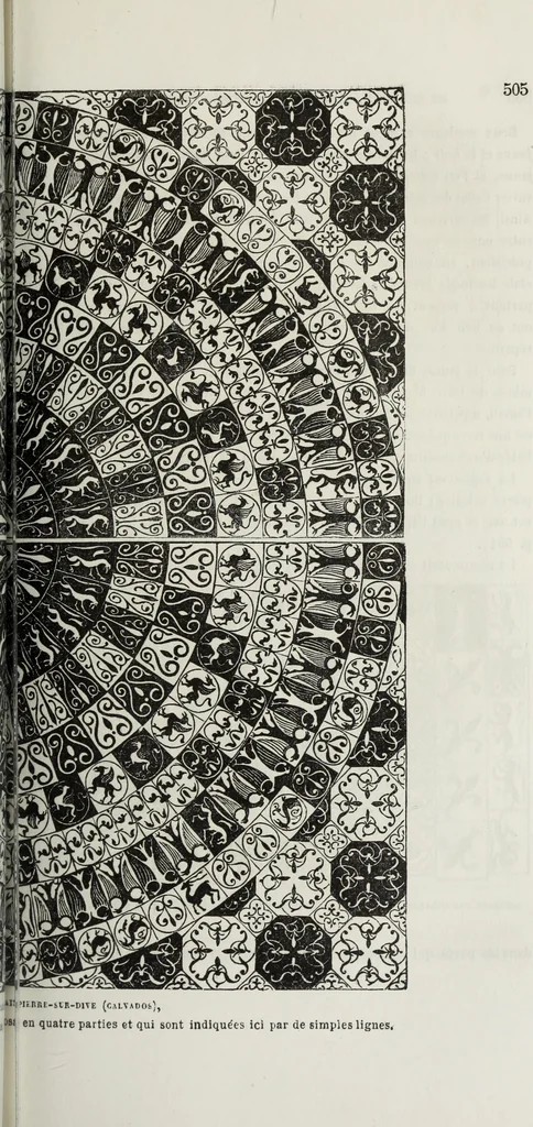 An illustration from Abécédaire, ou, Rudiment d'archéologie : architecture religieuse, 1886, leaf 518