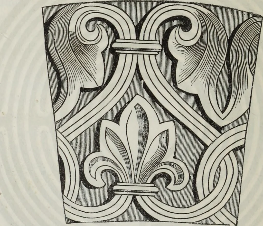 An illustration from Abécédaire, ou, Rudiment d'archéologie : architecture religieuse, 1886, leaf 527