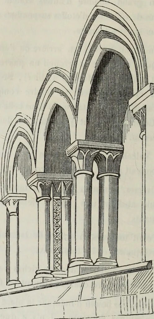 An illustration from Abécédaire, ou, Rudiment d'archéologie : architecture religieuse, 1886, leaf 545