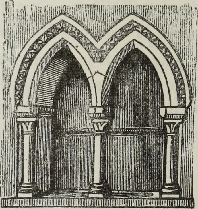An illustration from Abécédaire, ou, Rudiment d'archéologie : architecture religieuse, 1886, leaf 545