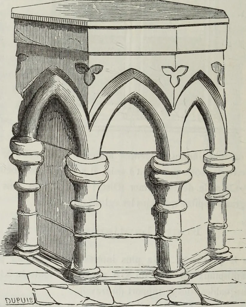 An illustration from Abécédaire, ou, Rudiment d'archéologie : architecture religieuse, 1886, leaf 547