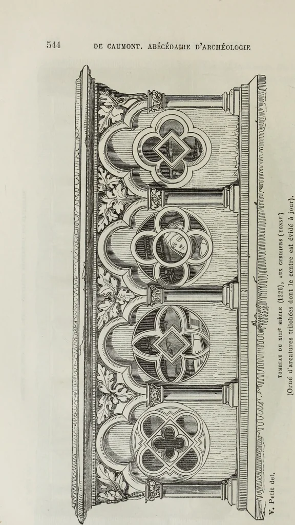 An illustration from Abécédaire, ou, Rudiment d'archéologie : architecture religieuse, 1886, leaf 557