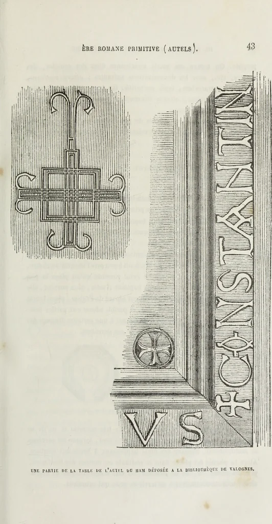 An illustration from Abécédaire, ou, Rudiment d'archéologie : architecture religieuse, 1886, leaf 56