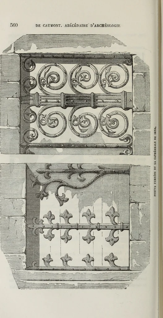 An illustration from Abécédaire, ou, Rudiment d'archéologie : architecture religieuse, 1886, leaf 573