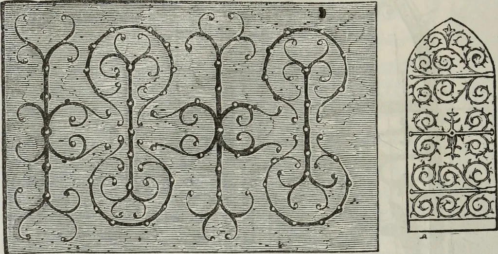 An illustration from Abécédaire, ou, Rudiment d'archéologie : architecture religieuse, 1886, leaf 575