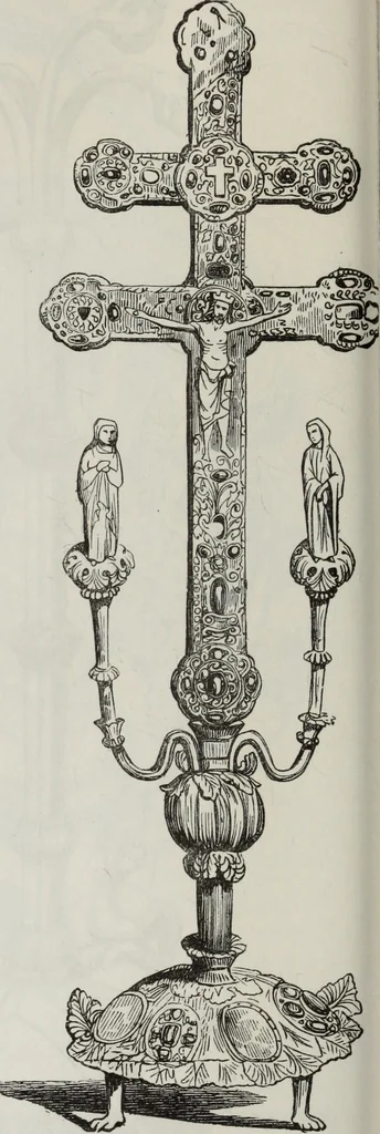 An illustration from Abécédaire, ou, Rudiment d'archéologie : architecture religieuse, 1886, leaf 585