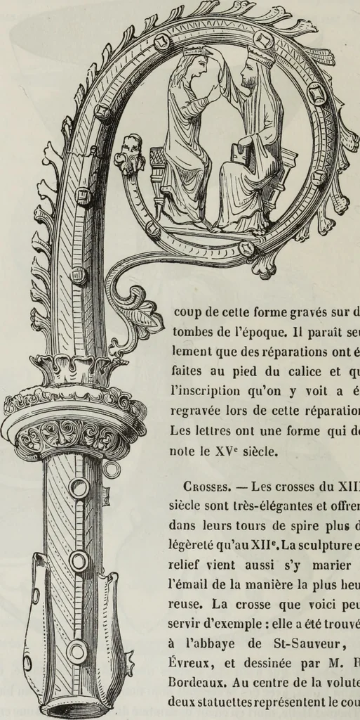 An illustration from Abécédaire, ou, Rudiment d'archéologie : architecture religieuse, 1886, leaf 589