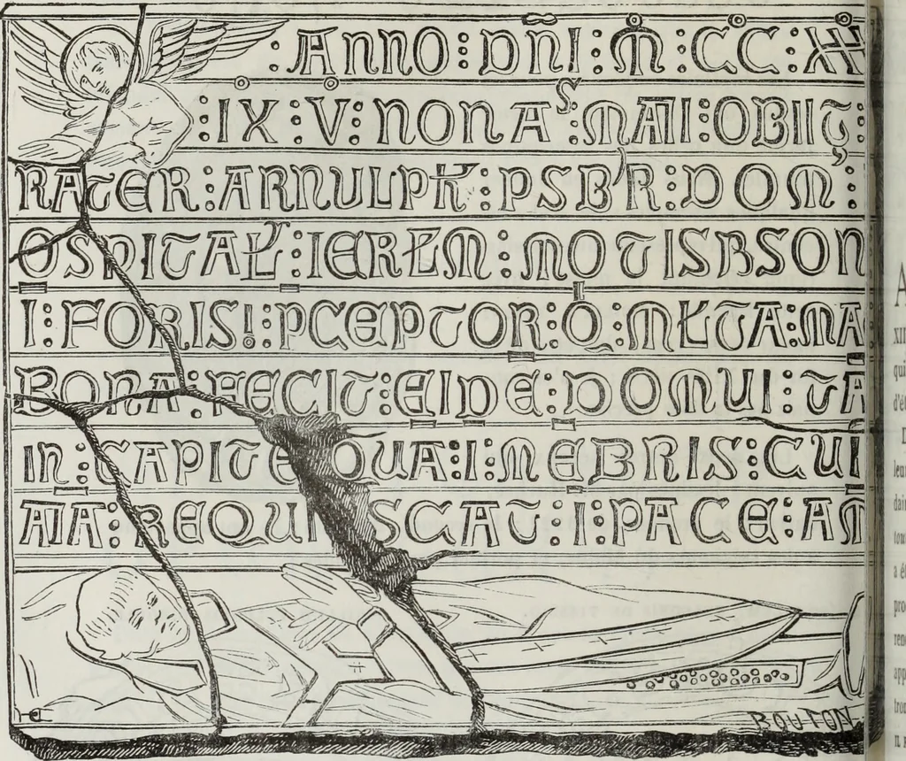 An illustration from Abécédaire, ou, Rudiment d'archéologie : architecture religieuse, 1886, leaf 599