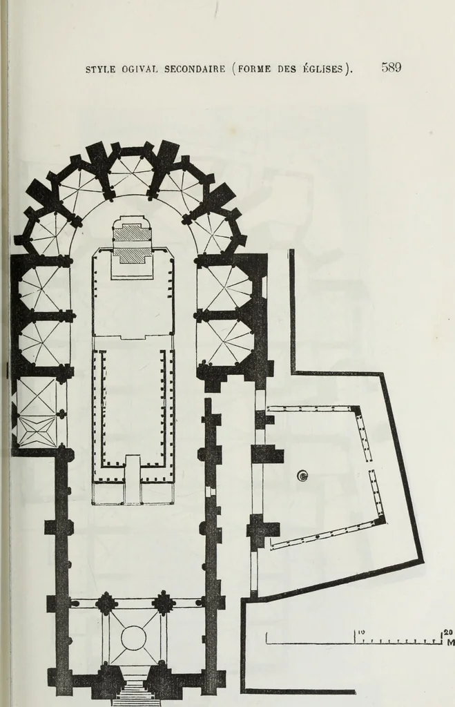 An illustration from Abécédaire, ou, Rudiment d'archéologie : architecture religieuse, 1886, leaf 602