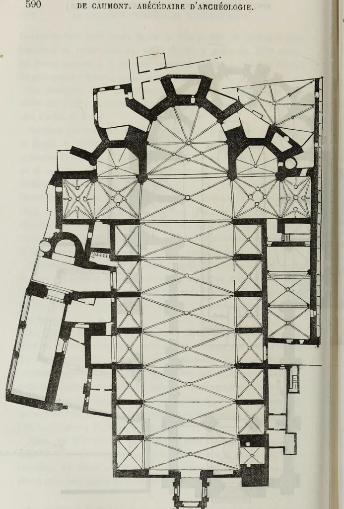 An illustration from Abécédaire, ou, Rudiment d'archéologie : architecture religieuse, 1886, leaf 603