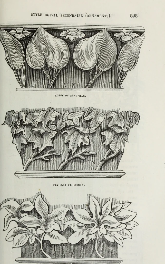 An illustration from Abécédaire, ou, Rudiment d'archéologie : architecture religieuse, 1886, leaf 608