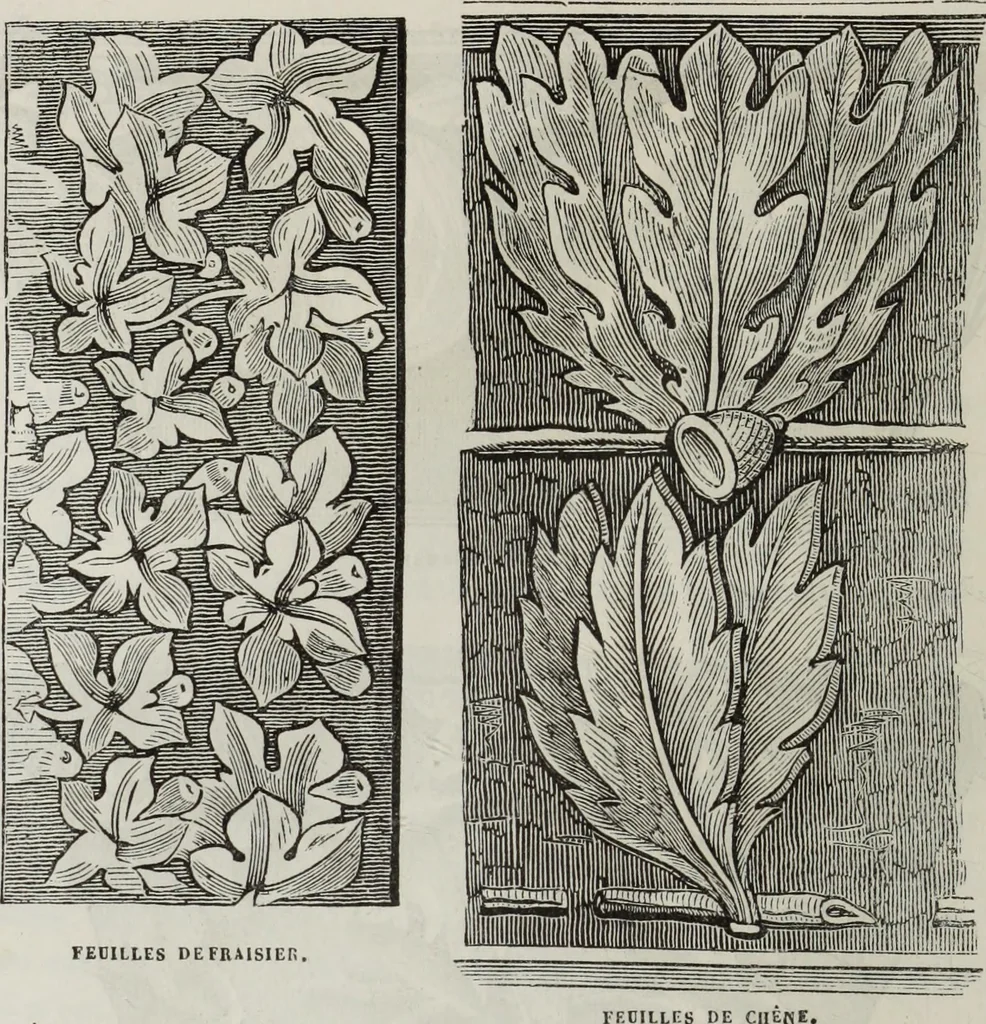 An illustration from Abécédaire, ou, Rudiment d'archéologie : architecture religieuse, 1886, leaf 609