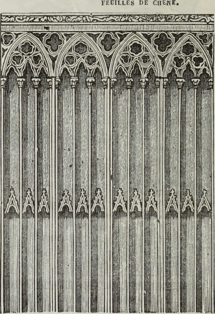 An illustration from Abécédaire, ou, Rudiment d'archéologie : architecture religieuse, 1886, leaf 609