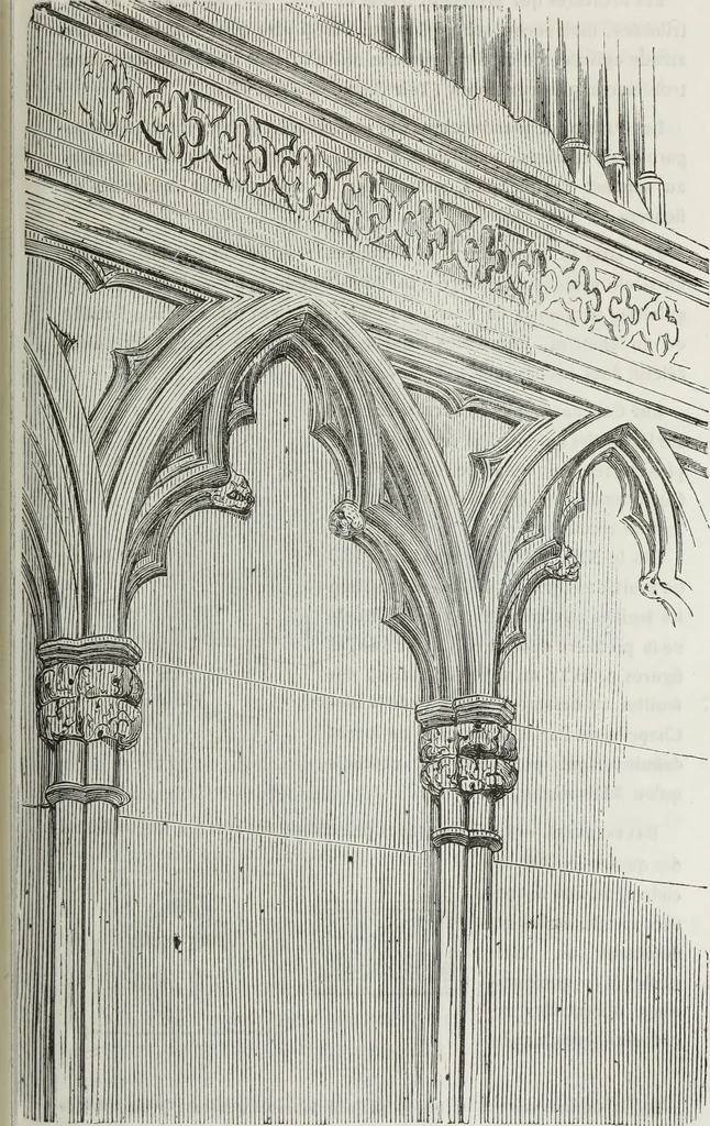 An illustration from Abécédaire, ou, Rudiment d'archéologie : architecture religieuse, 1886, leaf 610