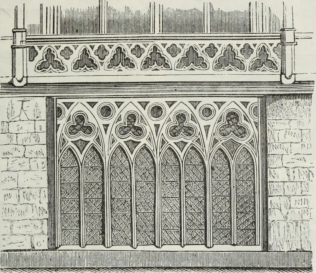 An illustration from Abécédaire, ou, Rudiment d'archéologie : architecture religieuse, 1886, leaf 612