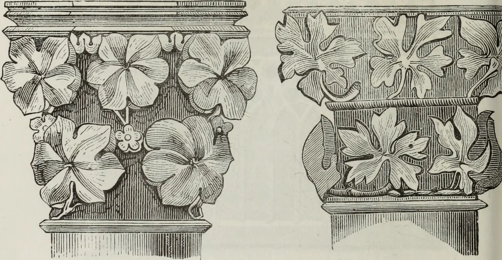 An illustration from Abécédaire, ou, Rudiment d'archéologie : architecture religieuse, 1886, leaf 613