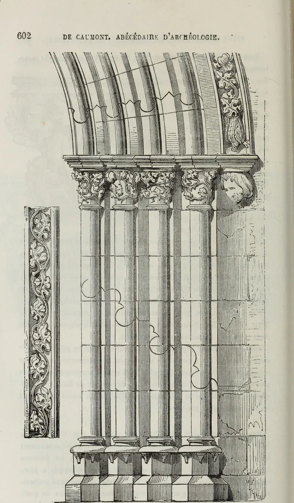 An illustration from Abécédaire, ou, Rudiment d'archéologie : architecture religieuse, 1886, leaf 615