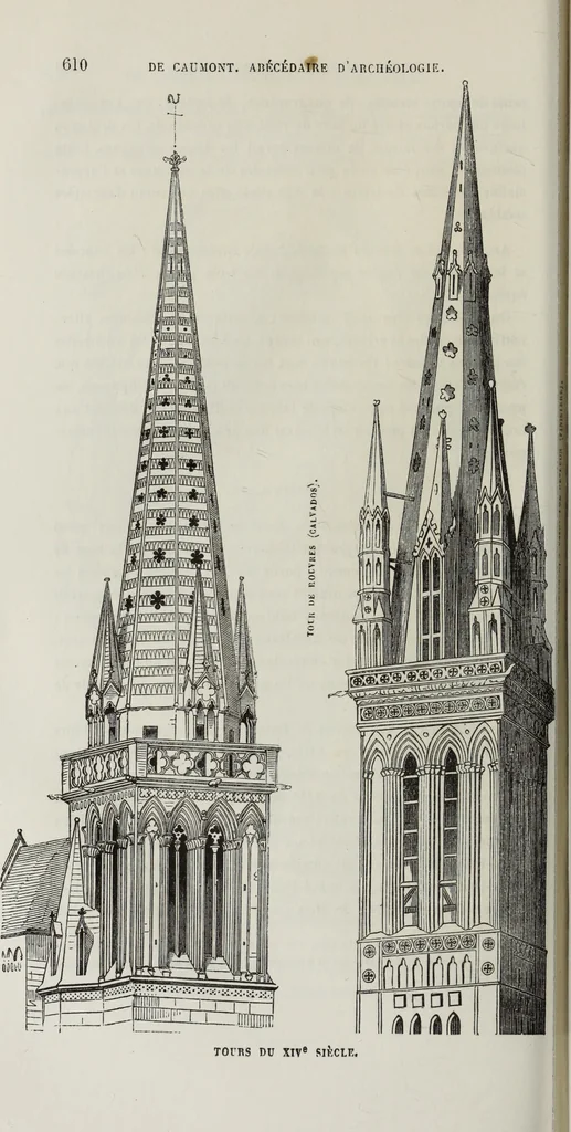 An illustration from Abécédaire, ou, Rudiment d'archéologie : architecture religieuse, 1886, leaf 623