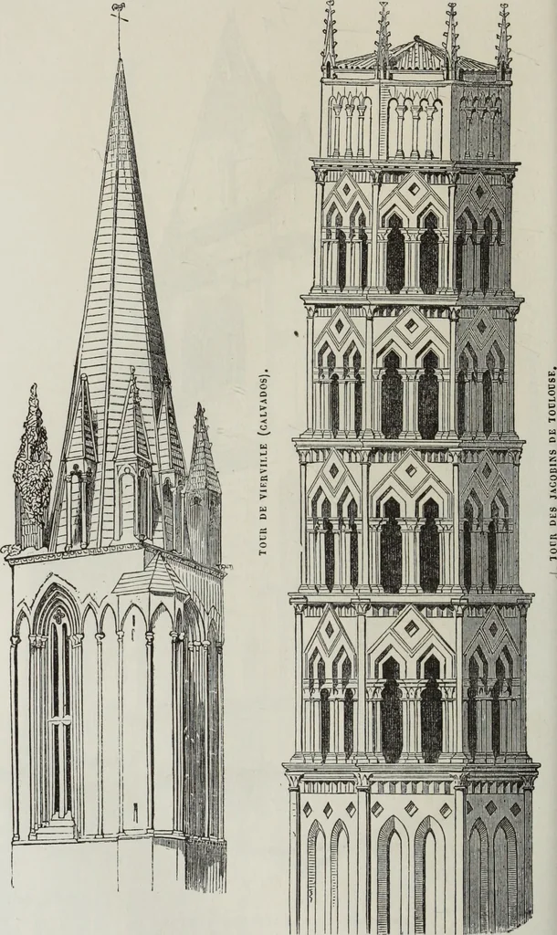 An illustration from Abécédaire, ou, Rudiment d'archéologie : architecture religieuse, 1886, leaf 625