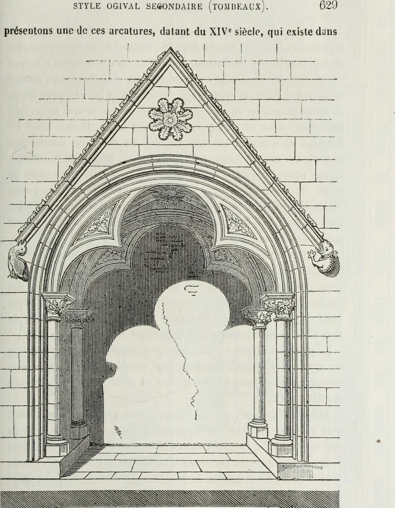 An illustration from Abécédaire, ou, Rudiment d'archéologie : architecture religieuse, 1886, leaf 642