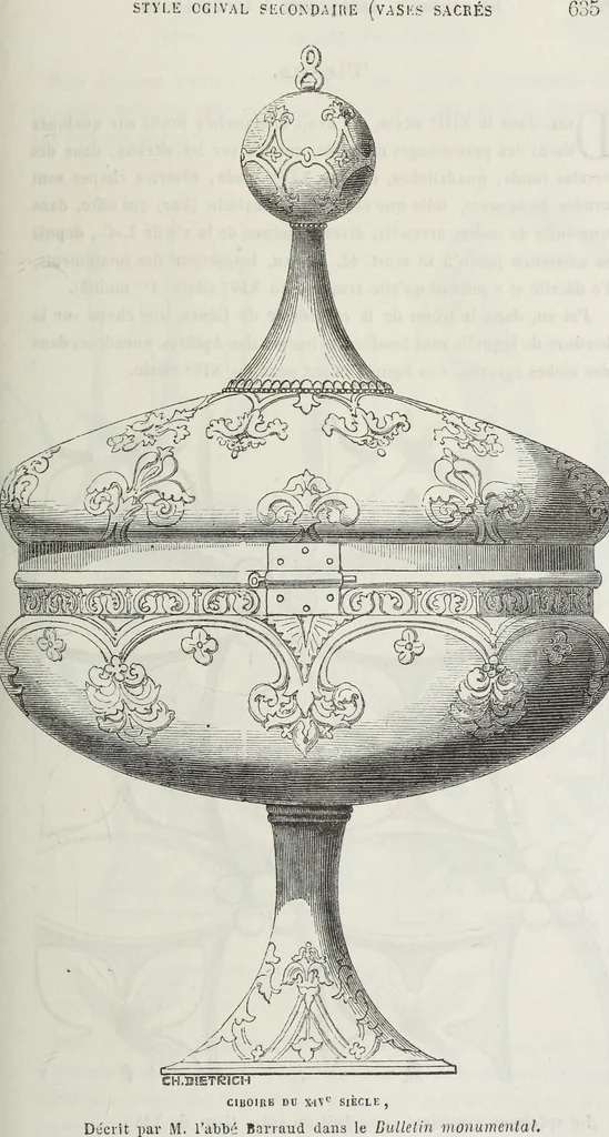 An illustration from Abécédaire, ou, Rudiment d'archéologie : architecture religieuse, 1886, leaf 648