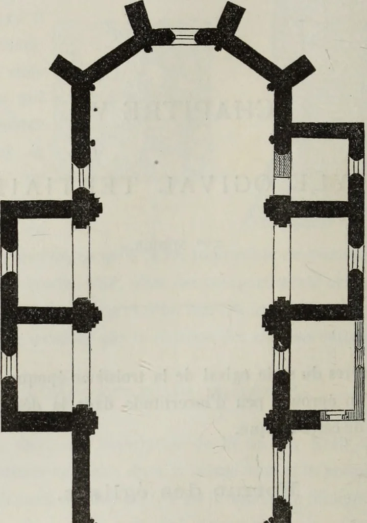 An illustration from Abécédaire, ou, Rudiment d'archéologie : architecture religieuse, 1886, leaf 653