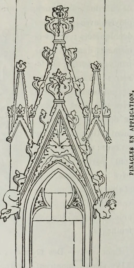 An illustration from Abécédaire, ou, Rudiment d'archéologie : architecture religieuse, 1886, leaf 657